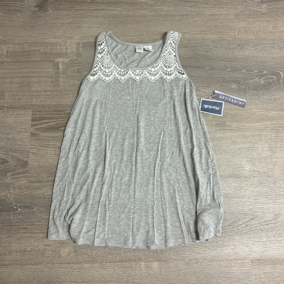 Other - pajama tank top gray women’s